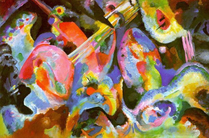 Vassily Kandinsky Peinture à l'huile - Improvisation des inondations