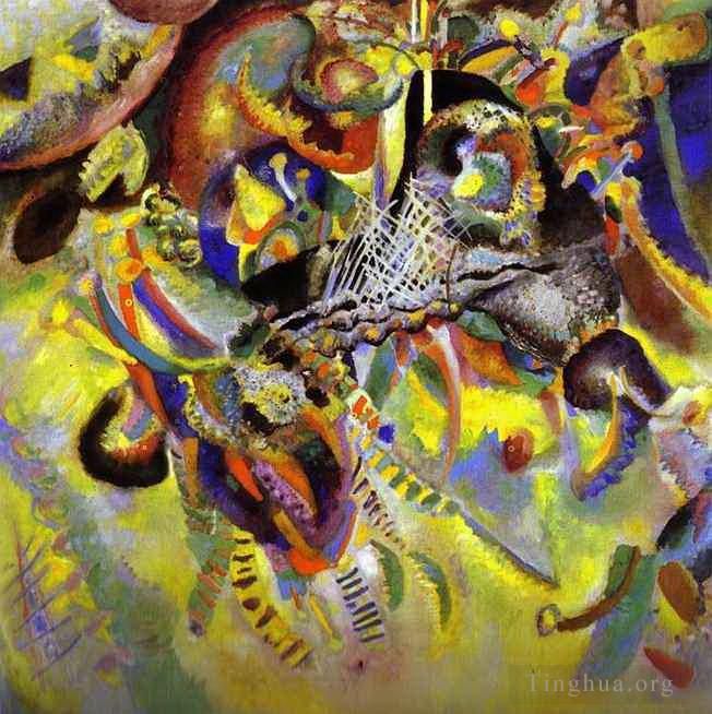 Vassily Kandinsky Peinture à l'huile - Fugue