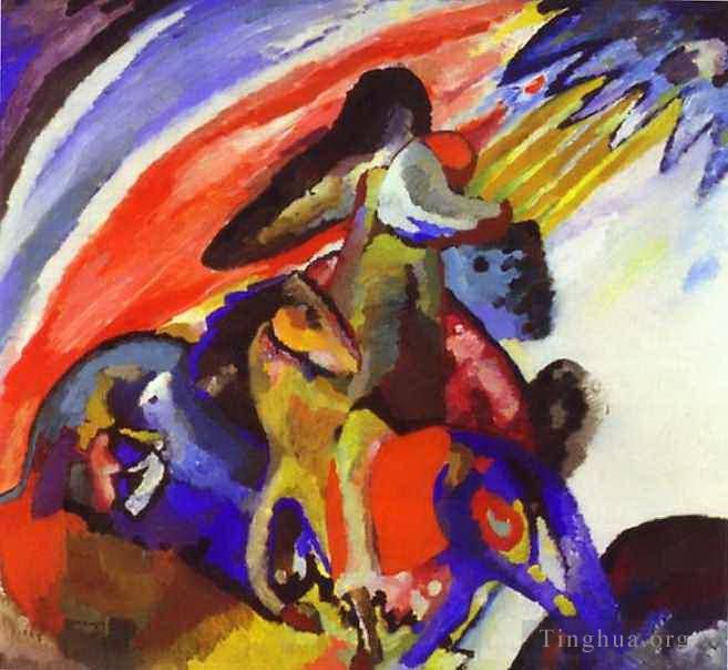 Vassily Kandinsky Peinture à l'huile - Improvisation 12
