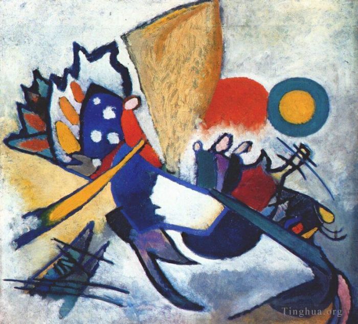 Vassily Kandinsky Peinture à l'huile - Improvisation 209