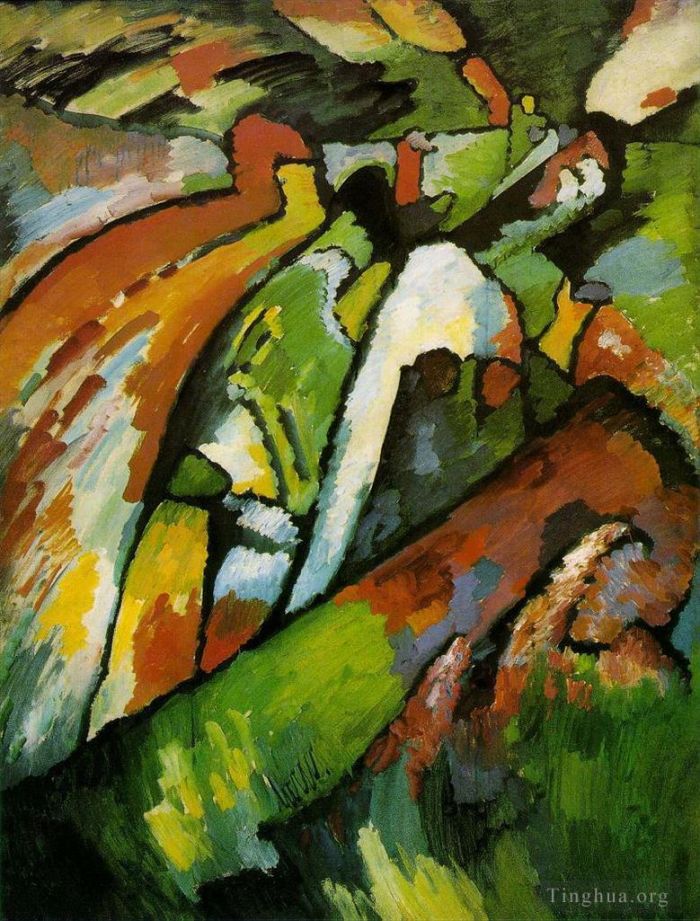 Vassily Kandinsky Peinture à l'huile - Improvisation 7