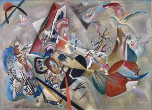 Vassily Kandinsky œuvres - En gris, je suis Grau