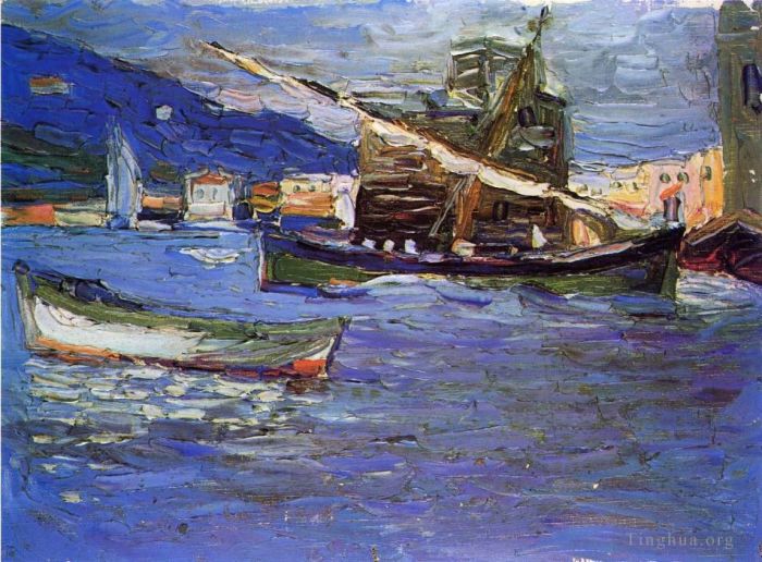 Vassily Kandinsky Peinture à l'huile - Journée Rapallo Grauer