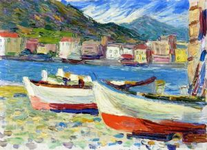 Vassily Kandinsky œuvres - Bateaux Rapallo