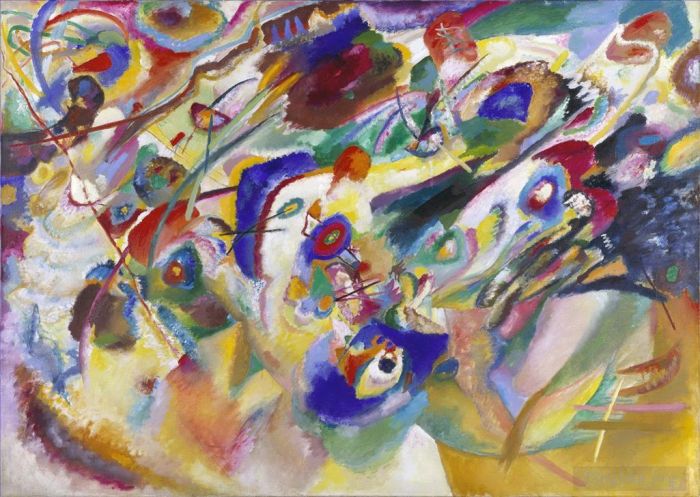 Vassily Kandinsky Peinture à l'huile - Esquisse pour la composition VII