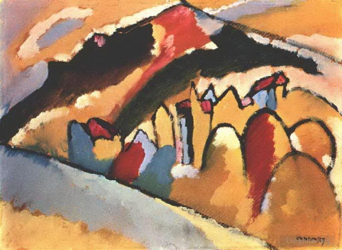 Vassily Kandinsky Peinture à l'huile - Étudier pour l'automne