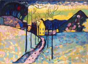 Vassily Kandinsky œuvres - Paysage d'hiver