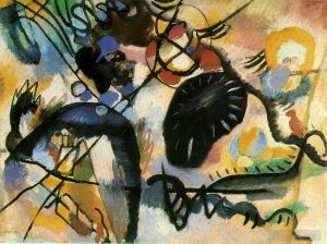 Vassily Kandinsky œuvres - Tache noire 1912