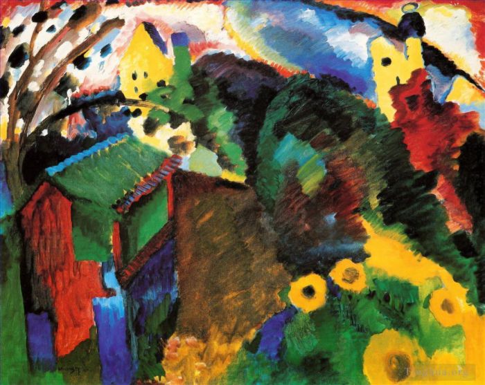 Vassily Kandinsky Peinture à l'huile - Inconnu3
