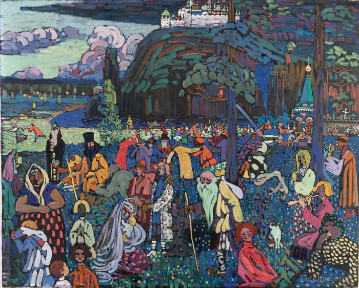 Vassily Kandinsky Types de peintures - Une vie hétéroclite Das Bunte Leben