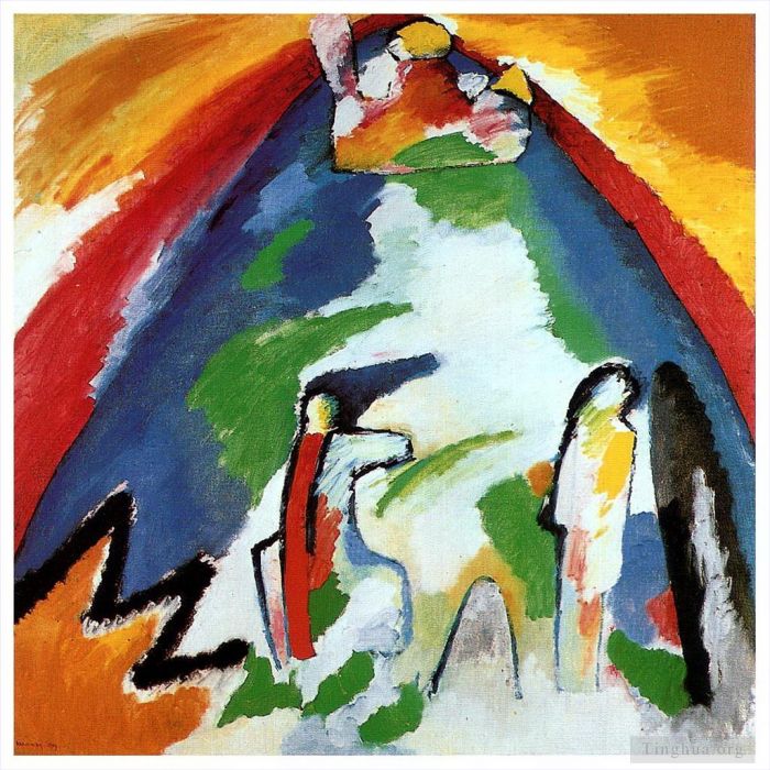 Vassily Kandinsky Types de peintures - Une montagne