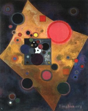 Vassily Kandinsky œuvres - Accent sur la rose