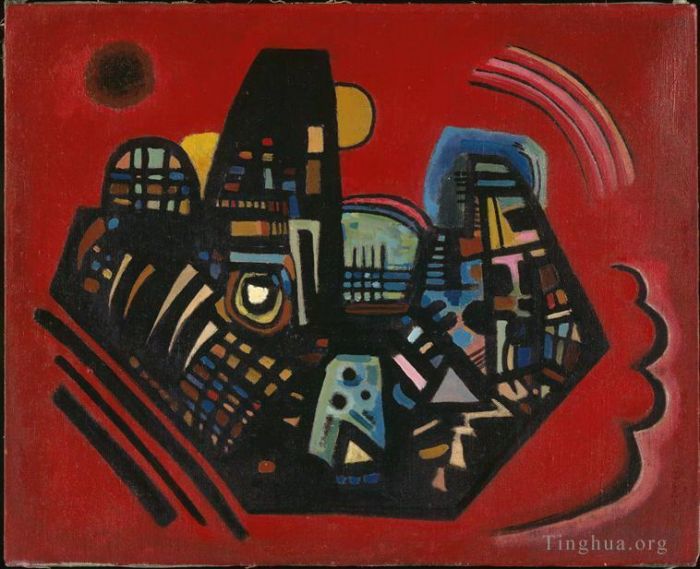 Vassily Kandinsky Types de peintures - Noir rouge