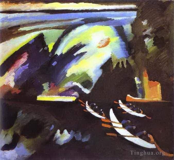 Vassily Kandinsky Types de peintures - Voyage en bateau