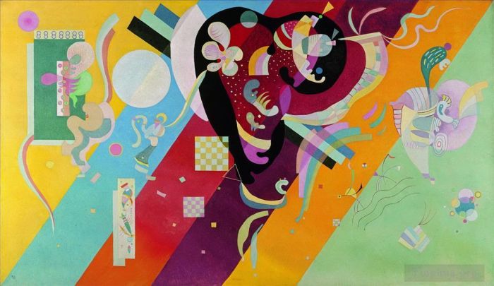 Vassily Kandinsky Types de peintures - Composition IX