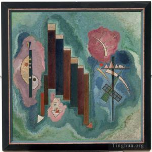 Vassily Kandinsky œuvres - Vers le bas