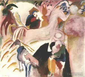 Vassily Kandinsky œuvres - Les chevaux