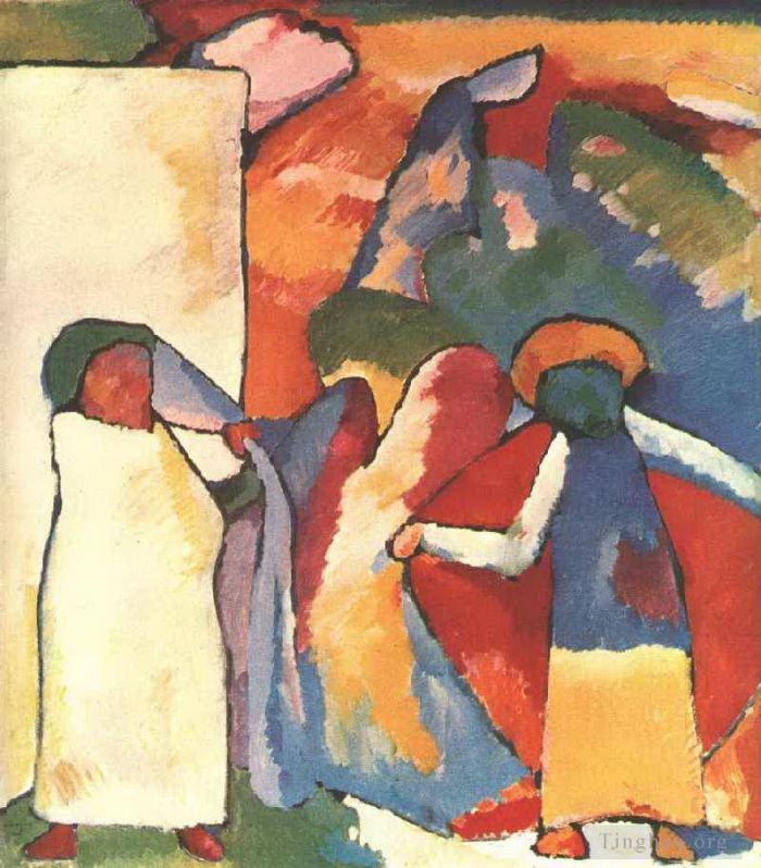 Vassily Kandinsky Types de peintures - Improvisation 6