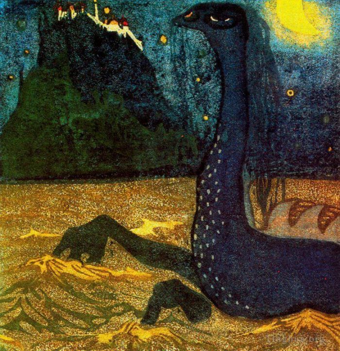 Vassily Kandinsky Types de peintures - Nuit au clair de lune