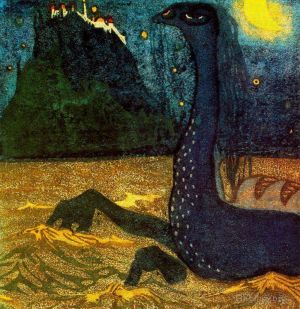 Vassily Kandinsky œuvres - Nuit au clair de lune