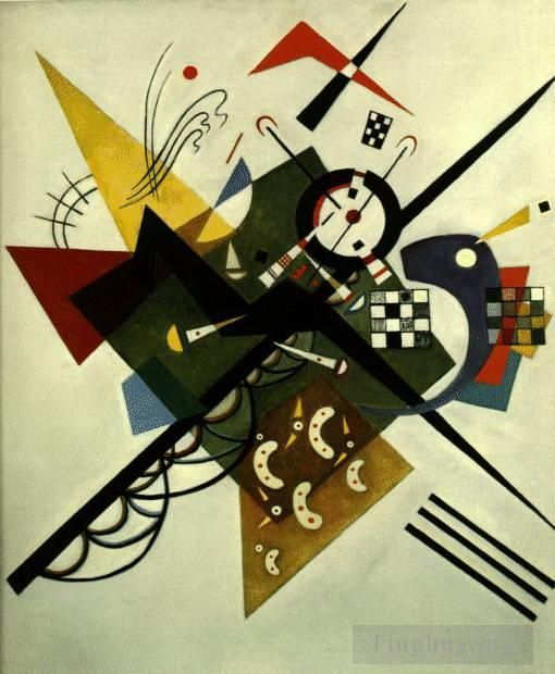 Vassily Kandinsky Types de peintures - Sur Blanc II