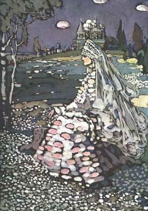 Vassily Kandinsky œuvres - Beauté russe dans un paysage