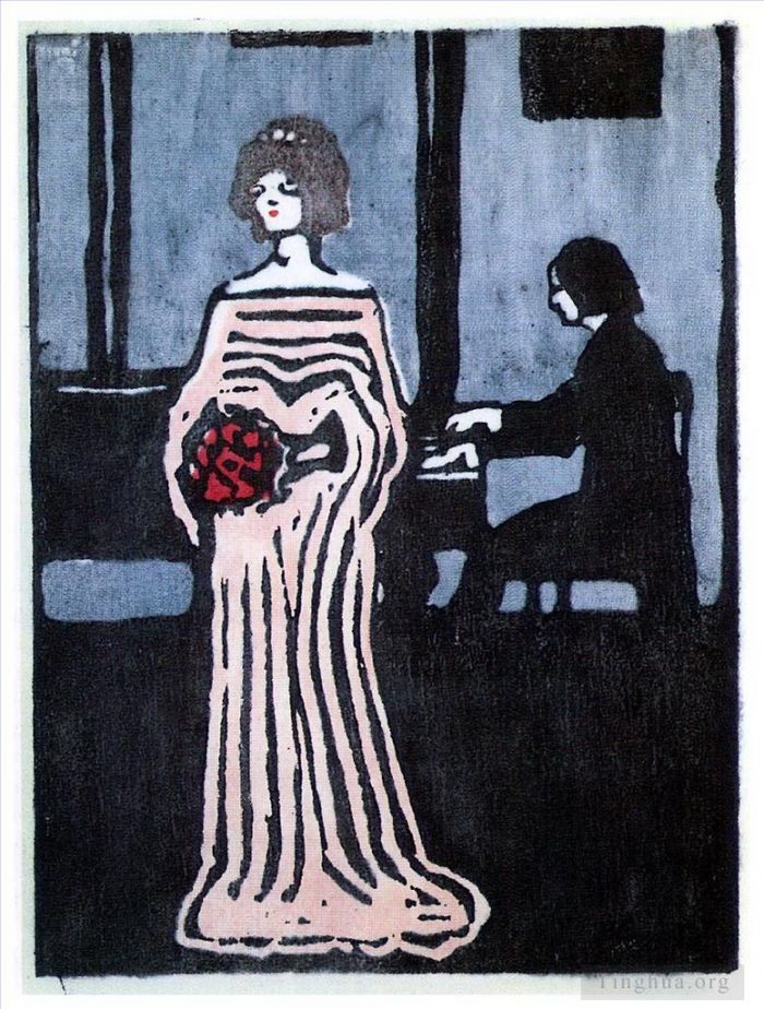 Vassily Kandinsky Types de peintures - Le chanteur