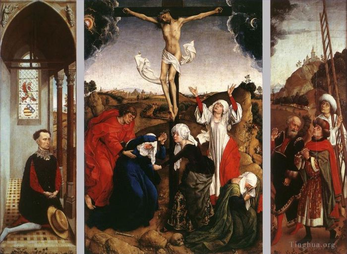 Rogier van der Weyden Peinture à l'huile - Triptyque Abegg