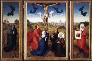 Rogier van der Weyden œuvres - Triptyque de la Crucifixion