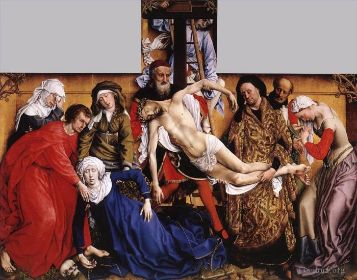 Rogier van der Weyden Peinture à l'huile - Déposition