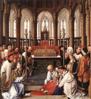 Rogier van der Weyden œuvres - Exhumation de Saint-Hubert