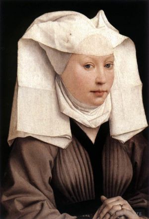 Rogier van der Weyden œuvres - Dame portant une coiffe de gaze peintre