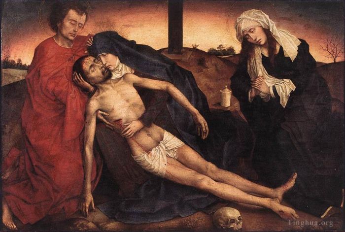 Rogier van der Weyden Peinture à l'huile - Déploration 1441
