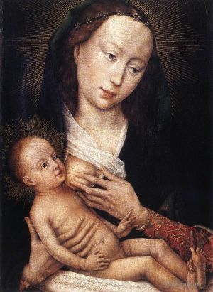 Rogier van der Weyden œuvres - Portrait Diptyque de Jean de Gros aile gauche