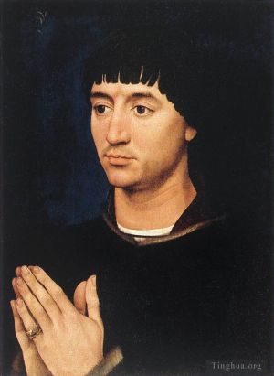 Rogier van der Weyden œuvres - Portrait Diptyque de Jean de Gros aile droite