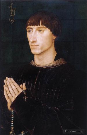 Rogier van der Weyden œuvres - Portrait Diptyque de Philippe de Croy aile droite