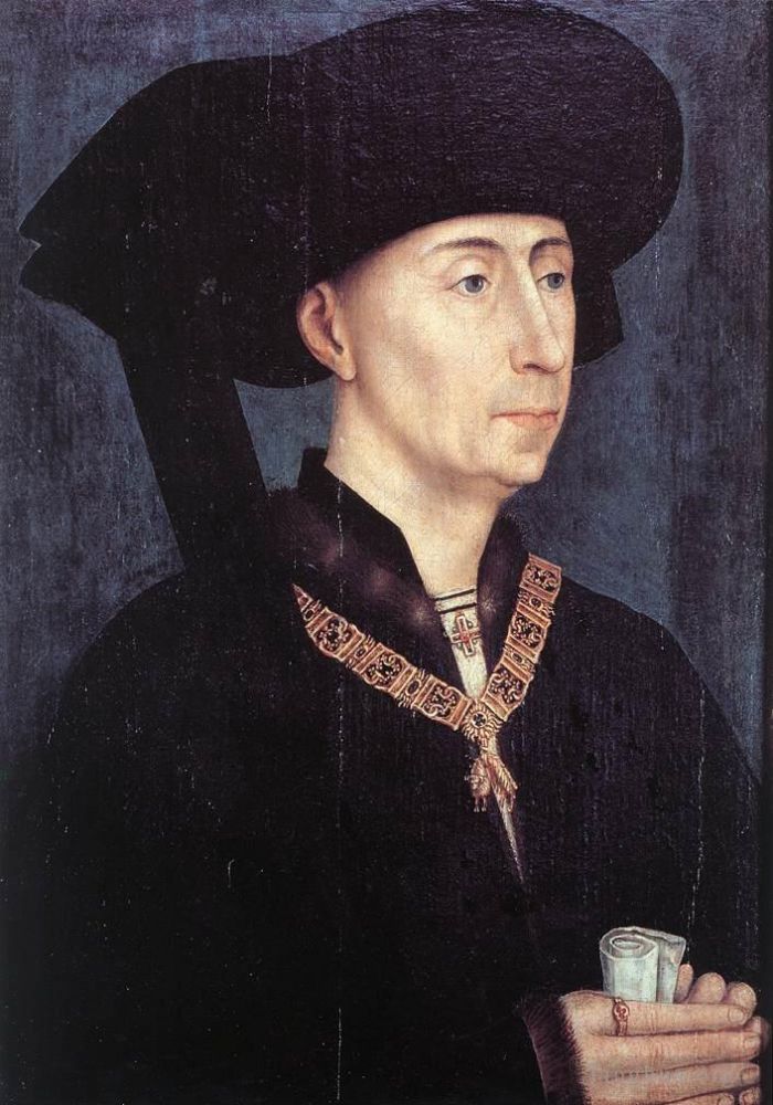 Rogier van der Weyden Peinture à l'huile - Portrait de Philippe le Bon