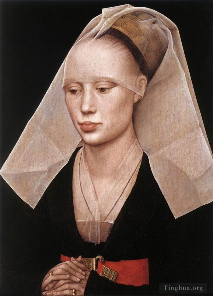 Rogier van der Weyden Peinture à l'huile - Portrait d'une dame