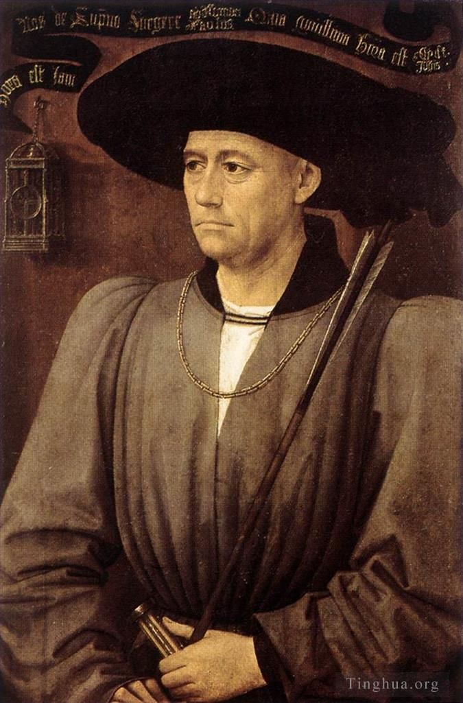 Rogier van der Weyden Peinture à l'huile - Portrait d'un homme