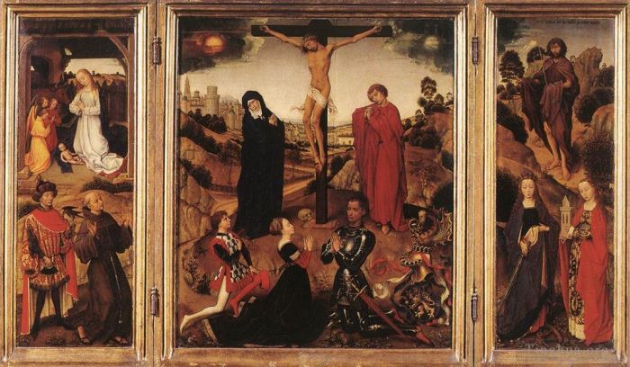 Rogier van der Weyden Peinture à l'huile - Triptyque des Sforza