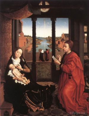 Rogier van der Weyden œuvres - Saint Luc dessinant un portrait de la Madone, sans date