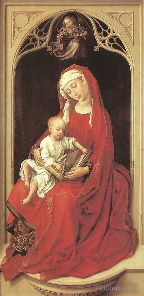 Rogier van der Weyden Peinture à l'huile - Vierge à l'Enfant Madone Duran