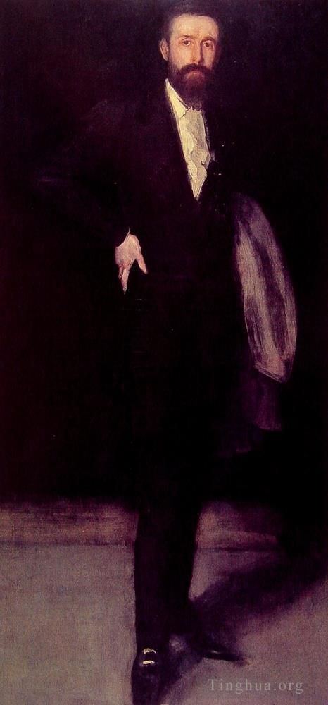 James Abbott McNeill Whistler Peinture à l'huile - Arrangement en noir