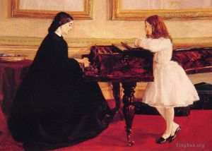 James Abbott McNeill Whistler œuvres - Au piano