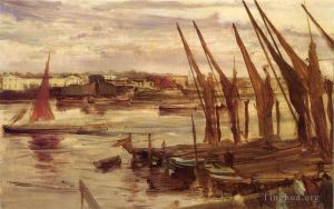 James Abbott McNeill Whistler œuvres - Portée de Battersea