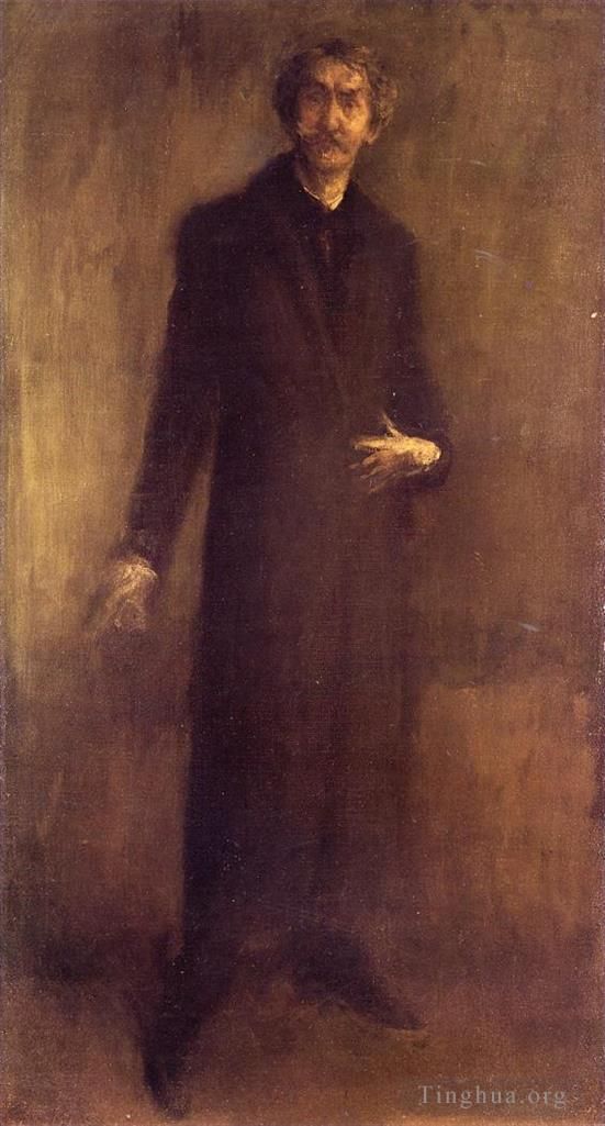 James Abbott McNeill Whistler Peinture à l'huile - Marron et Or