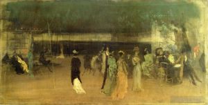 James Abbott McNeill Whistler œuvres - Jardins de Cremorne n°2