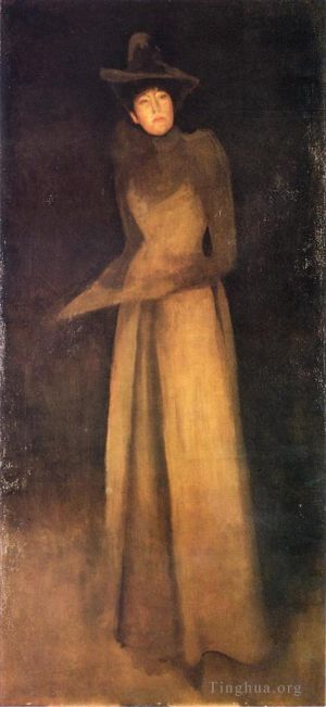 James Abbott McNeill Whistler œuvres - Harmonie en Marron Le Chapeau en Feutre