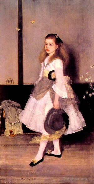 James Abbott McNeill Whistler œuvres - Harmonie en gris et vert Miss Cicely Alexander