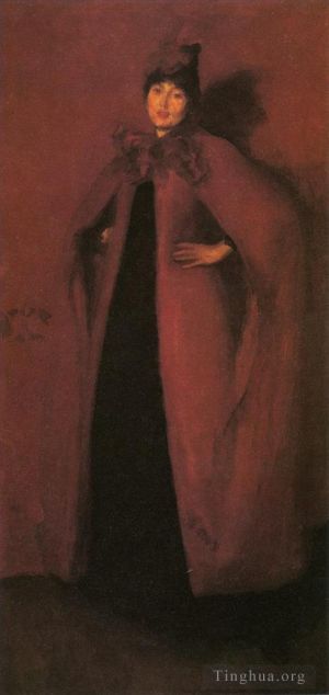 James Abbott McNeill Whistler œuvres - Harmonie à la lumière d’une lampe rouge
